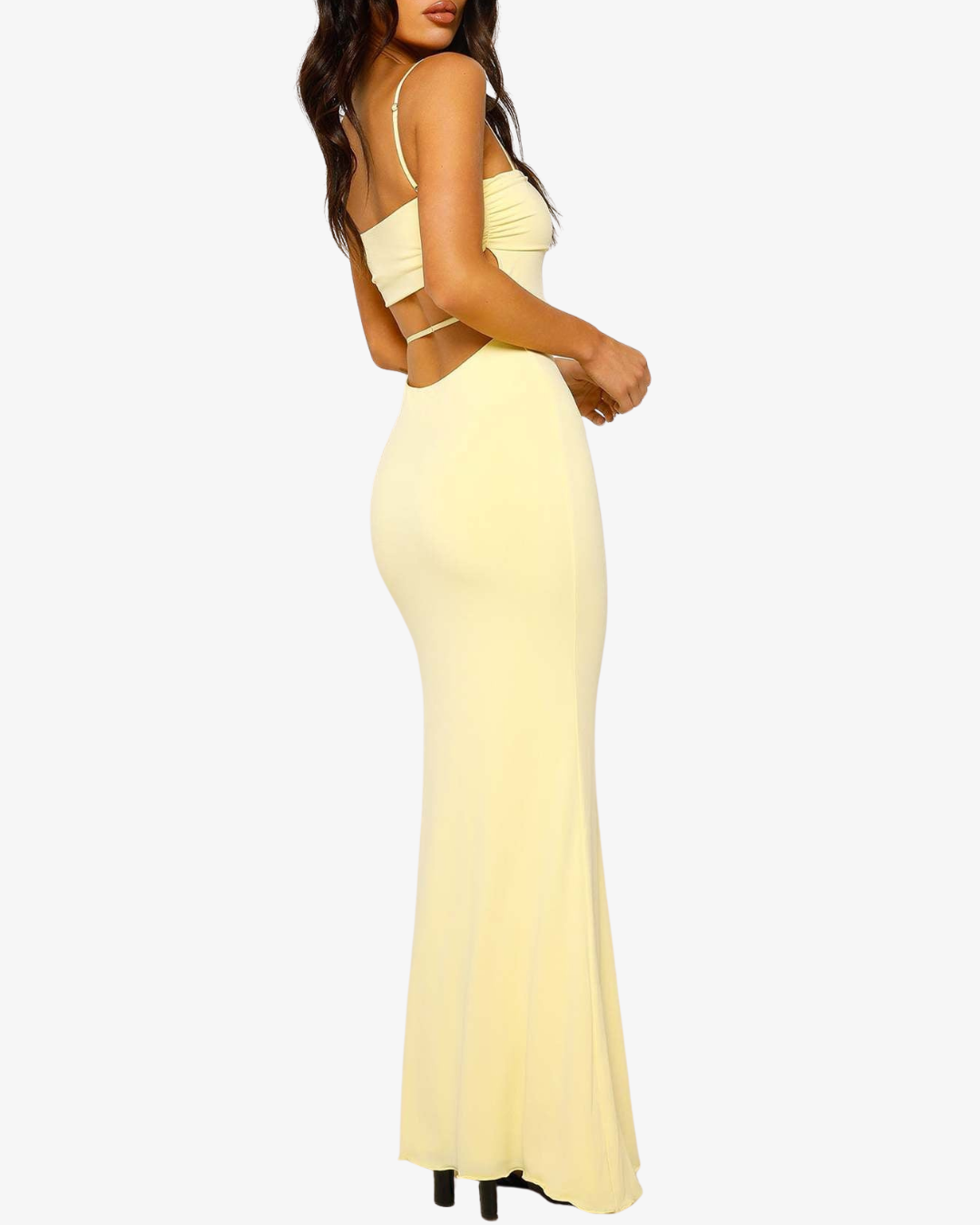 Brenda | Backless Bodycon Maxi Dress for Evening Glam