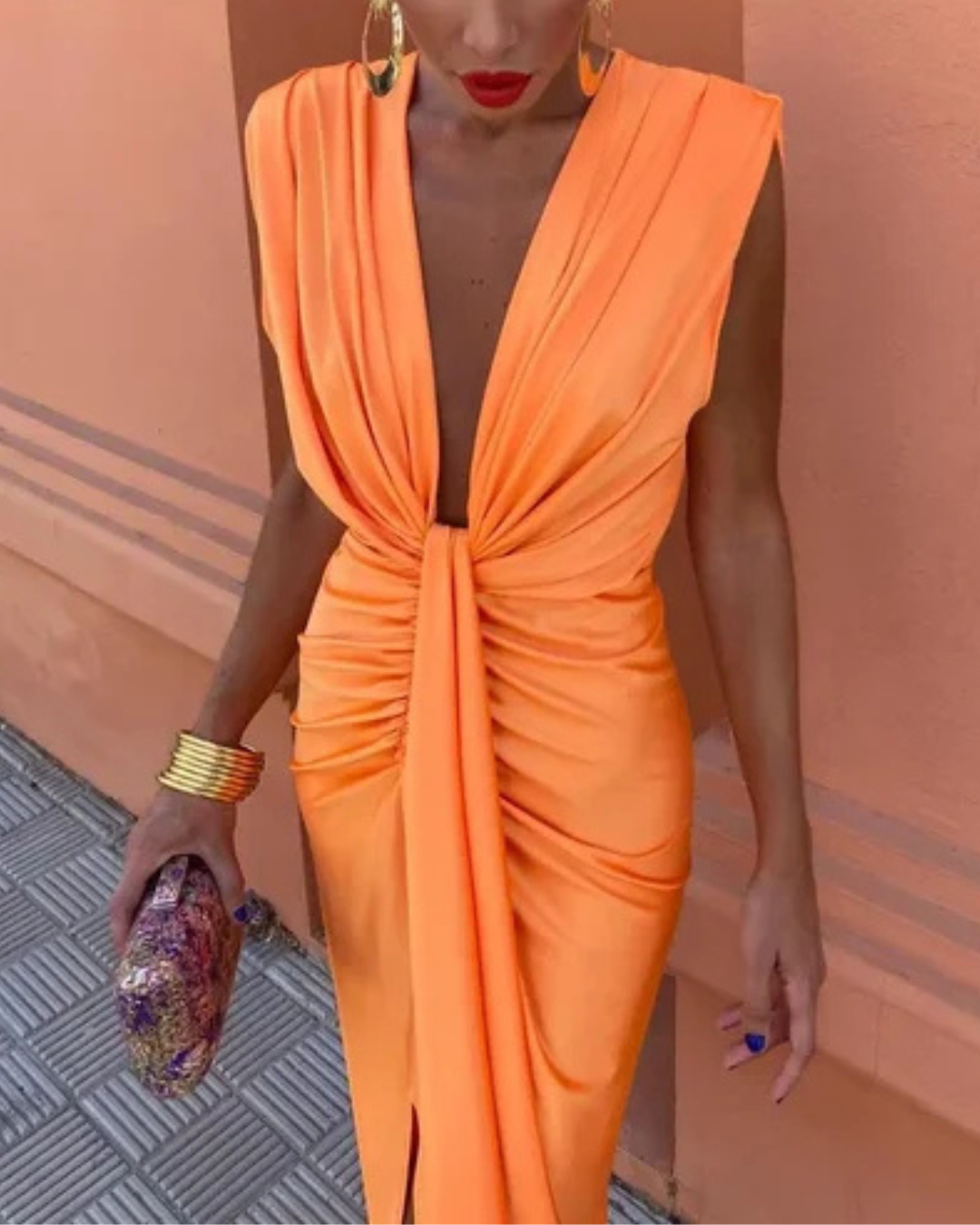 Darcy | Elegant Pleated Maxi Dress
