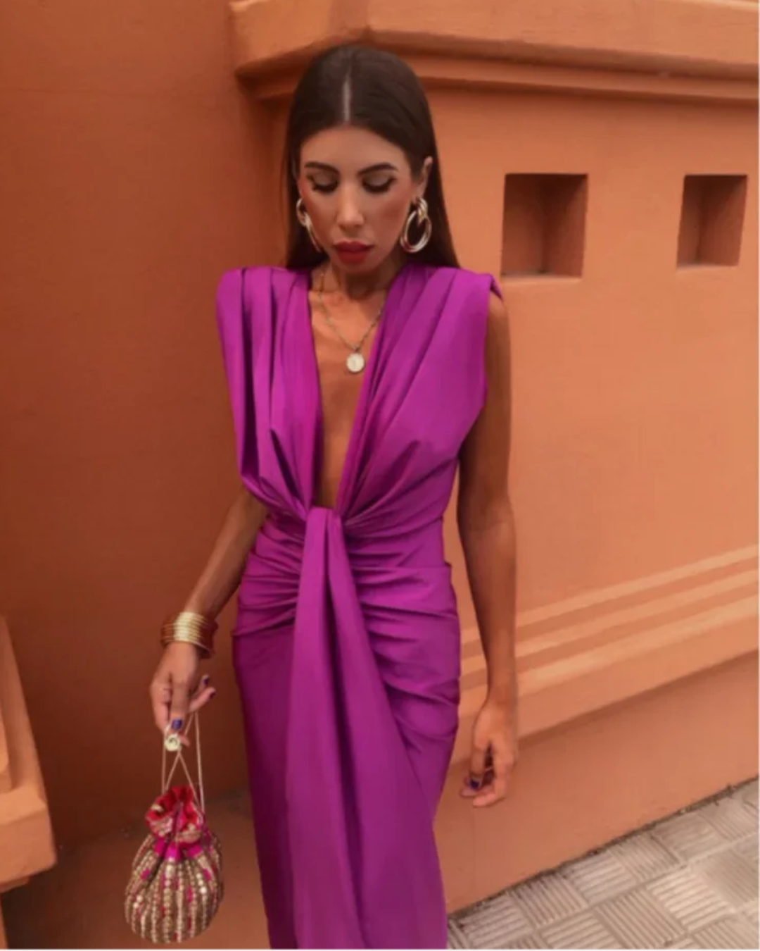 Darcy | Elegant Pleated Maxi Dress