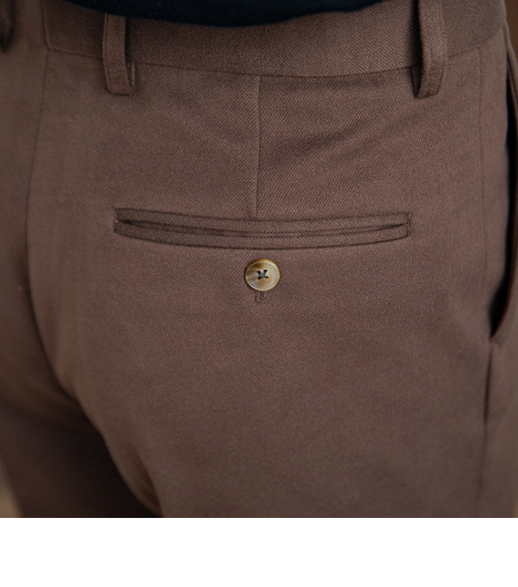 The Milan Commuter Thick Casual Trousers – Comfort & Style for the Modern Traveler
