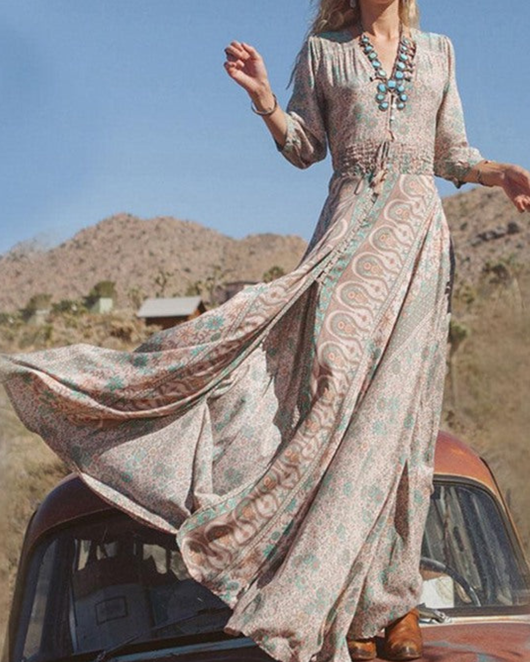 Erica | Boho Maxi Dress for Summer Parties & Beach Days