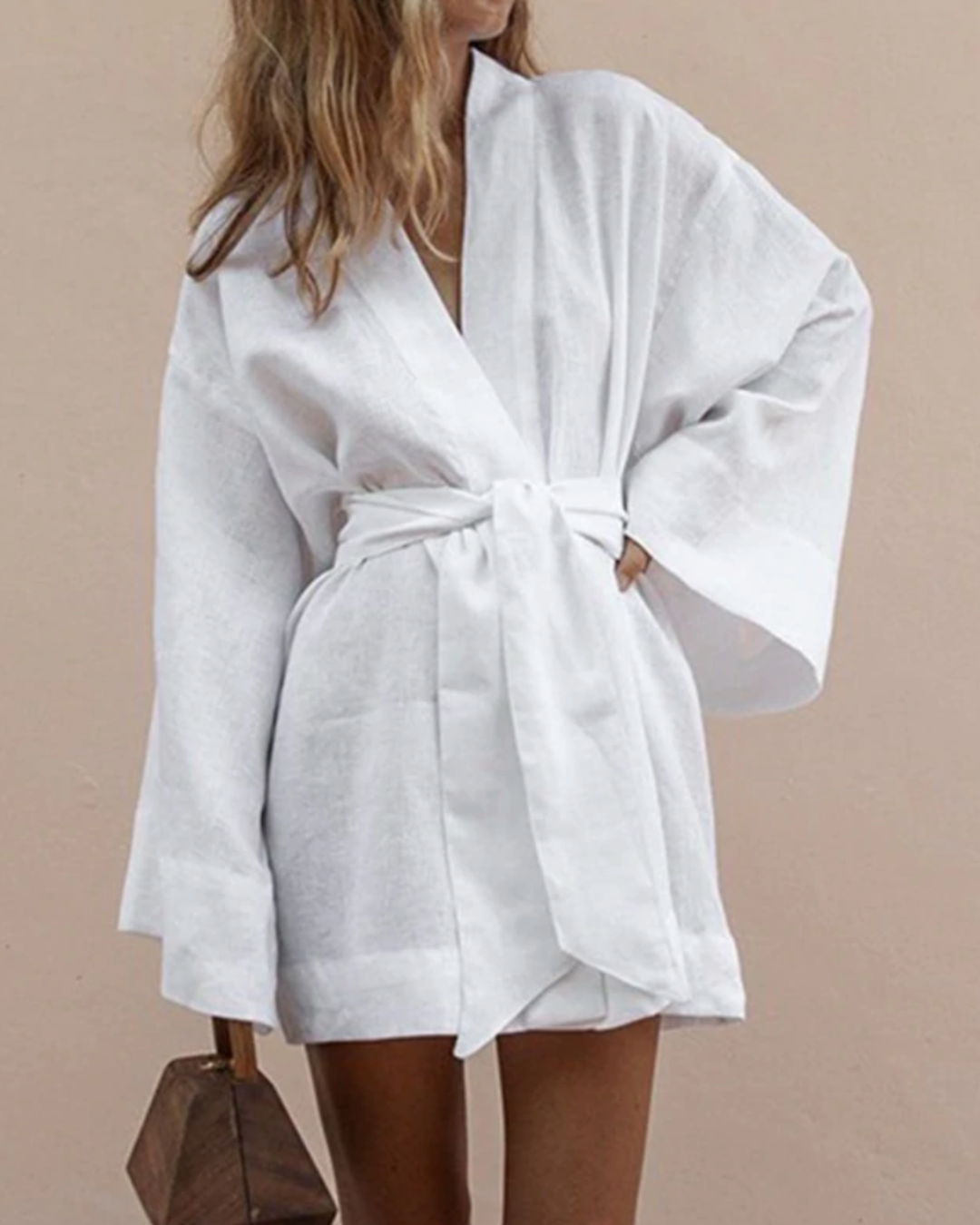Women's Lightweight Summer Kimono Dress – Breathable, Loose Fit Style