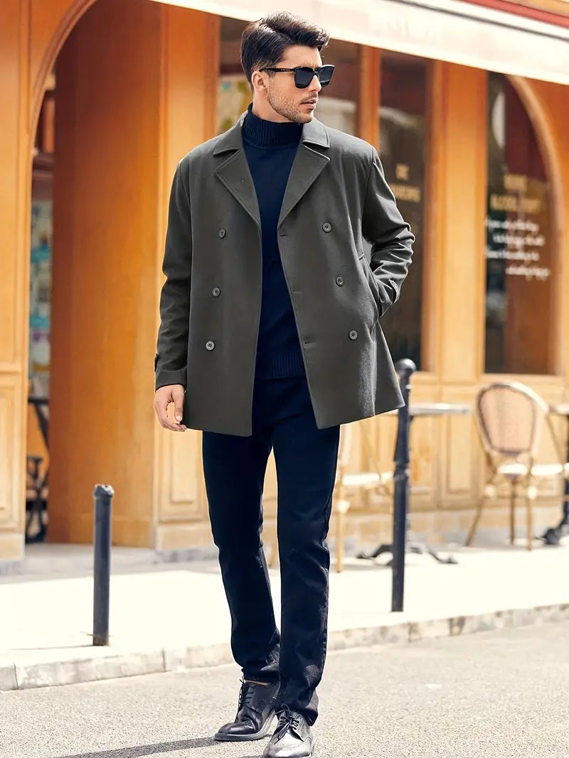 Monte Carlo Classic Wool Trenchcoat – Timeless Elegance & Ultimate Warmth