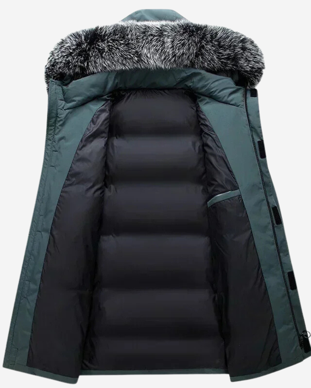 Jeremiah | Men's Parka Jacket Structured Fit Faux Fur Collar