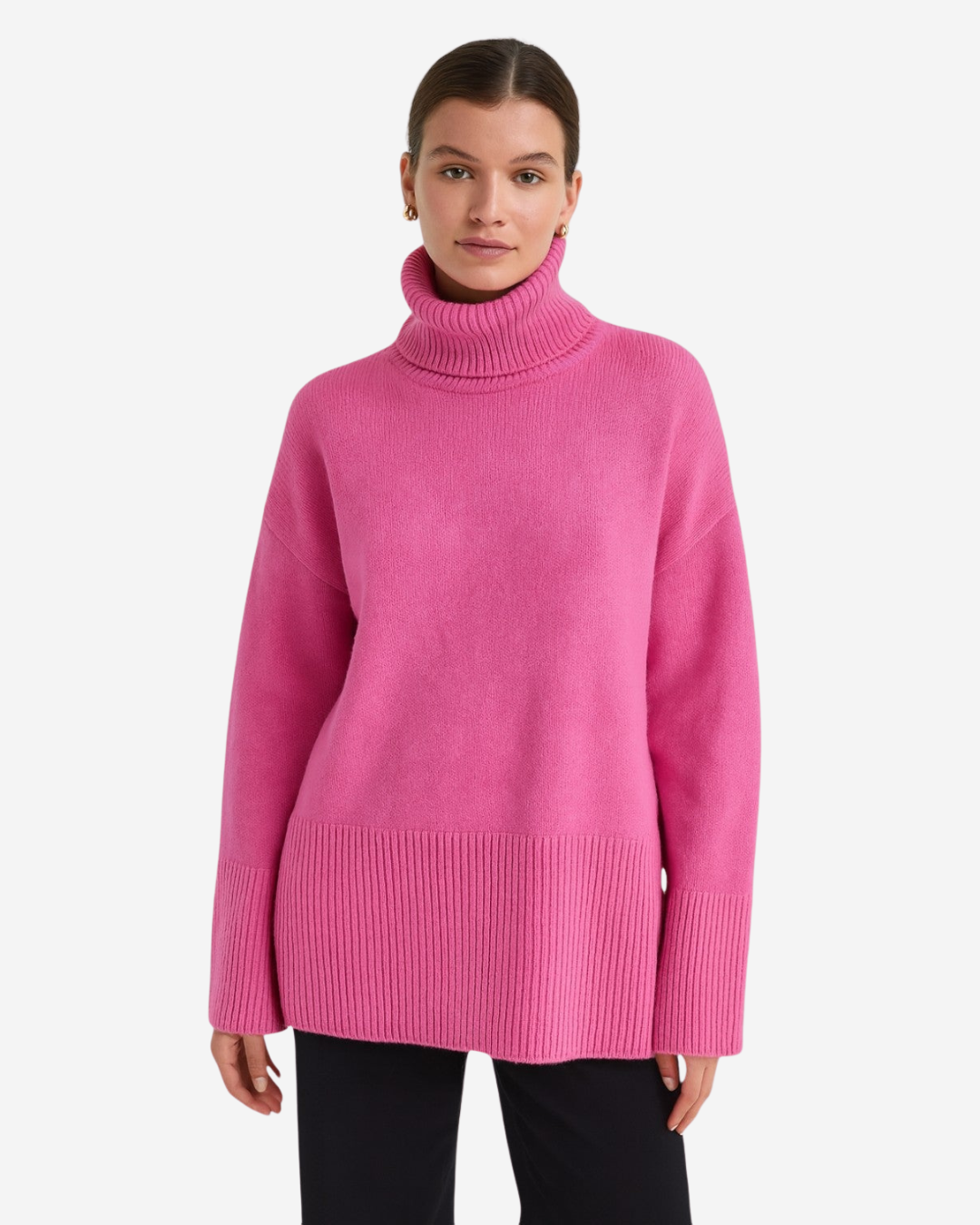 Maureen | Women's Oversized Knitted Turtleneck Sweater