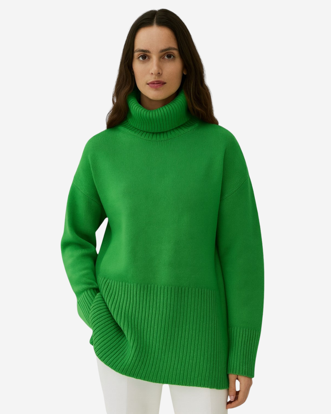 Maureen | Women's Oversized Knitted Turtleneck Sweater