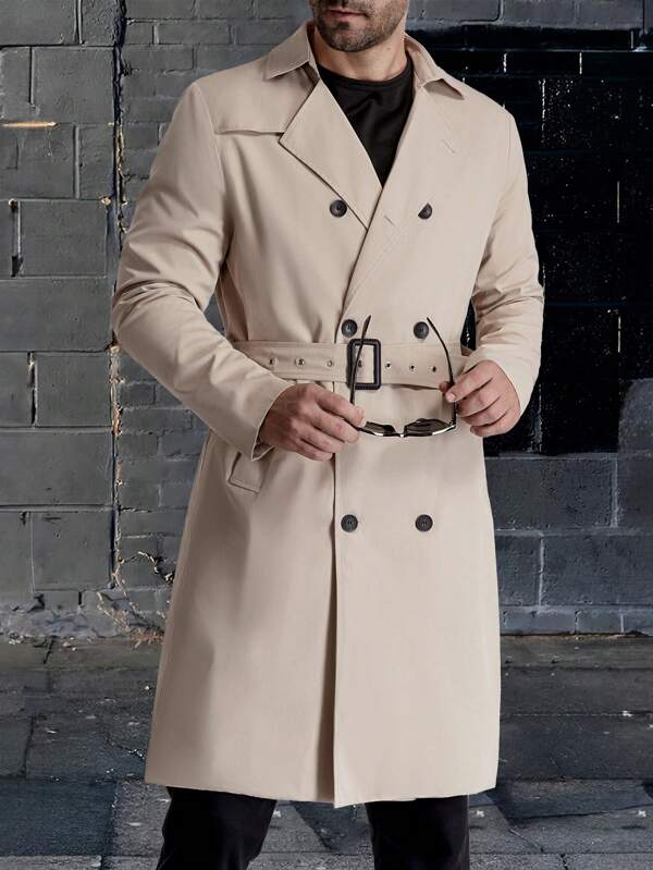 Vienna Beige Trench Coat with Belt – Ultimate Sophistication and Versatile Comfort