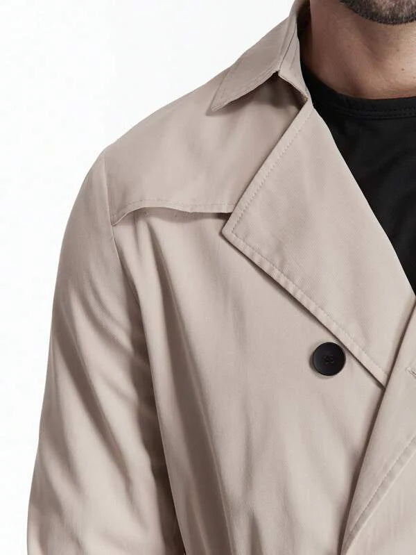 Vienna Beige Trench Coat with Belt – Ultimate Sophistication and Versatile Comfort
