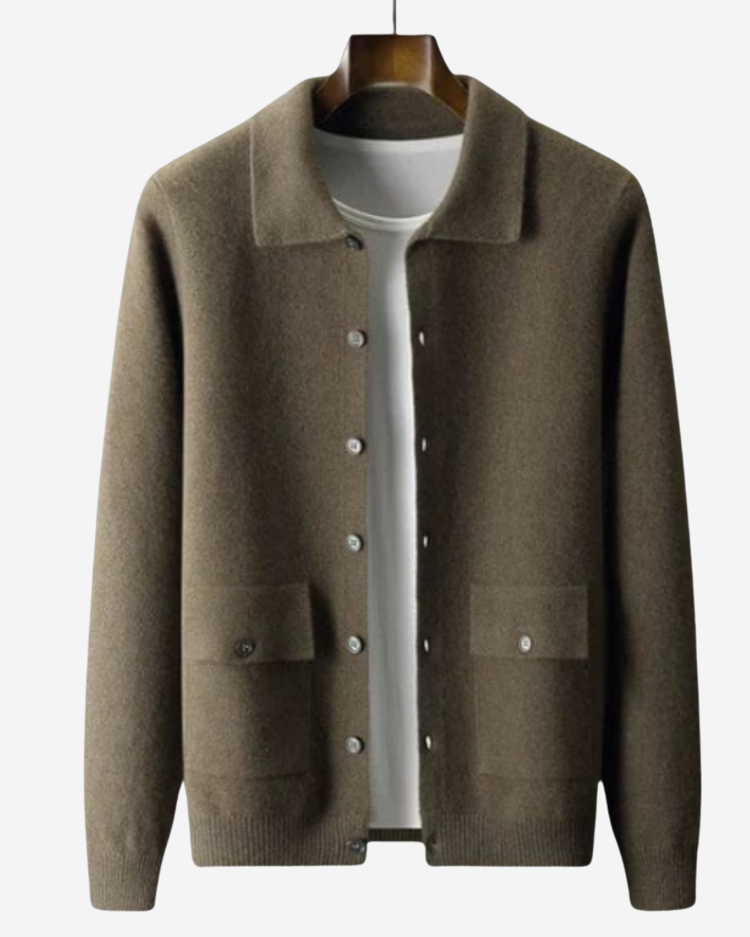Geoffrey | Men's Cashmere Button-Front Cardigan