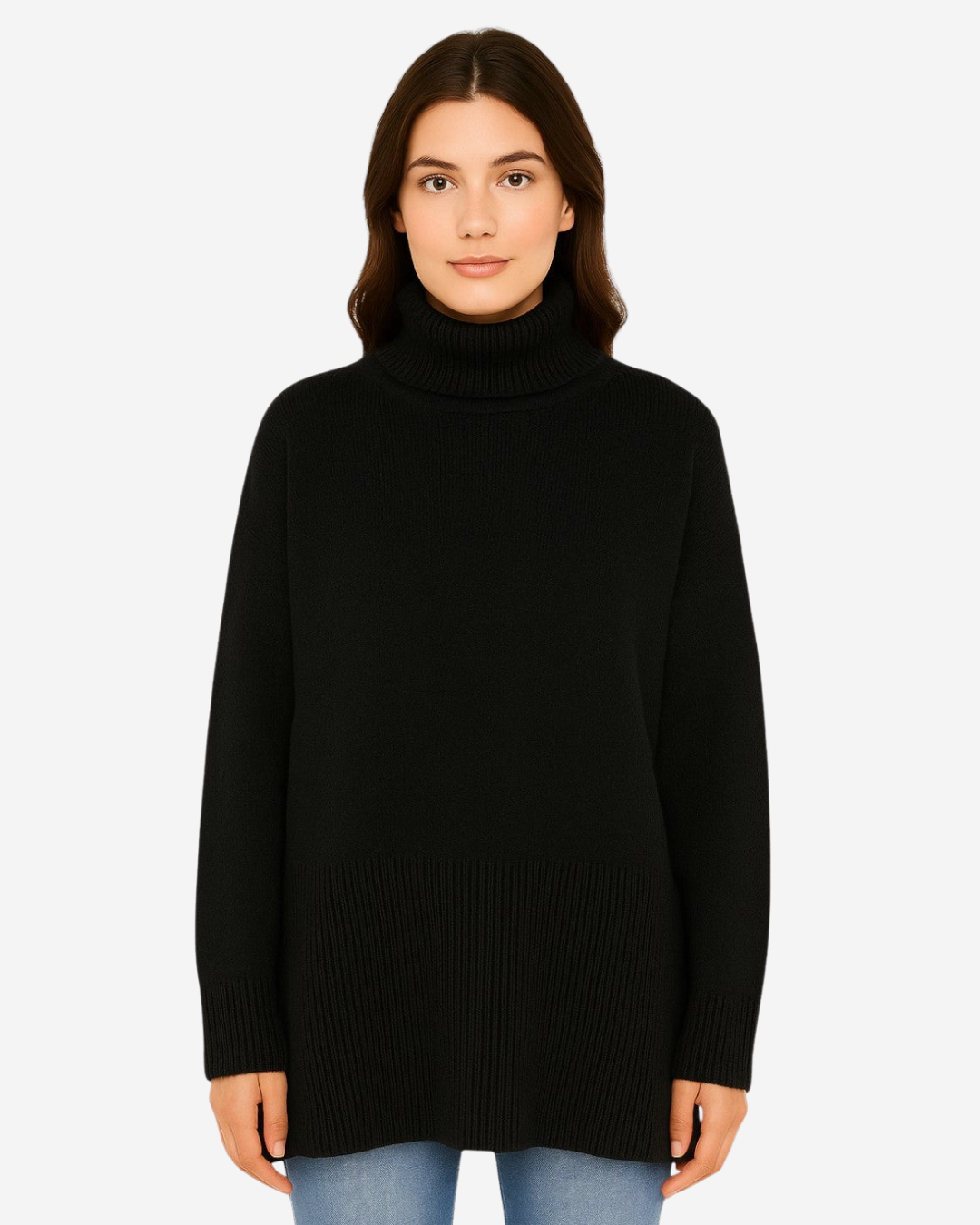 Maureen | Women's Oversized Knitted Turtleneck Sweater