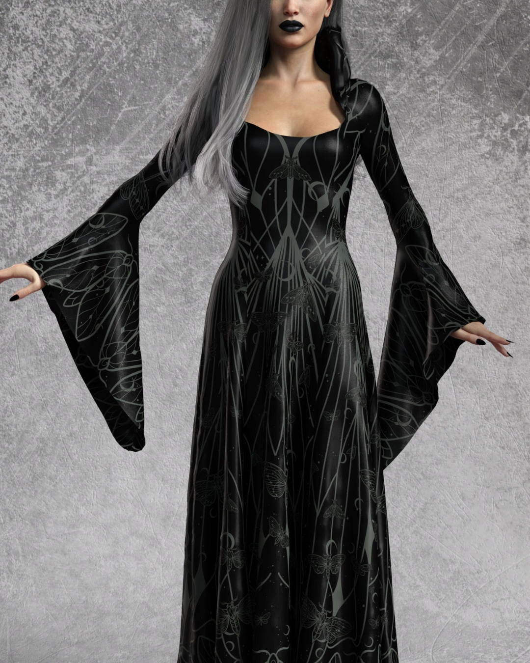 Loreta | Women's New Moon Witcher Halloween Long Dress