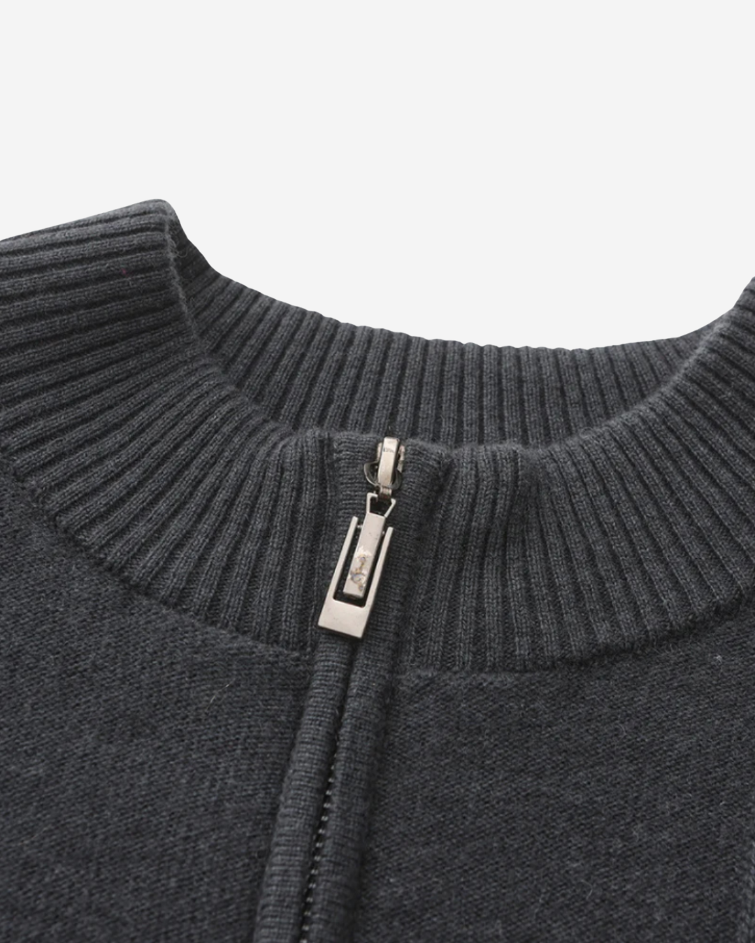 Violetto | Men's Luxe Wool Half-Zip Sweater