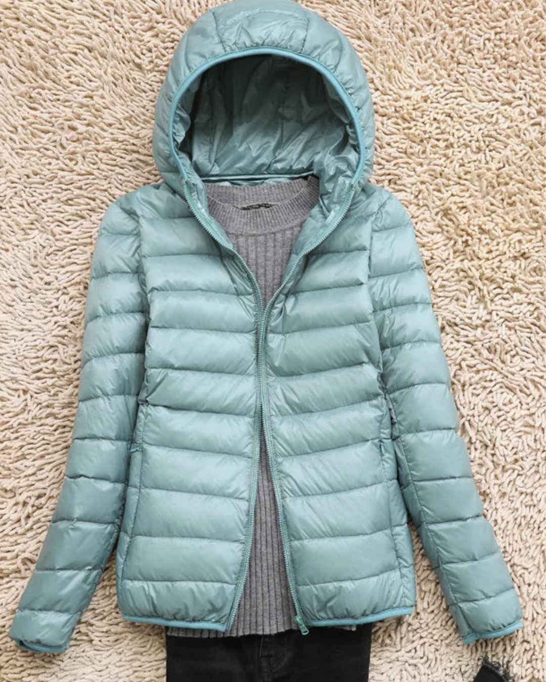 Stella | Women's Quilted Down Jacket with Hood