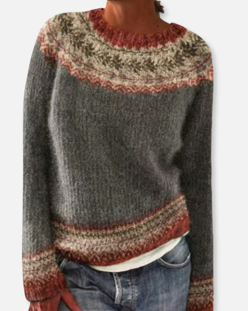 Aspen Nordic Knit Sweater– Timeless Warmth with a Nordic Touch