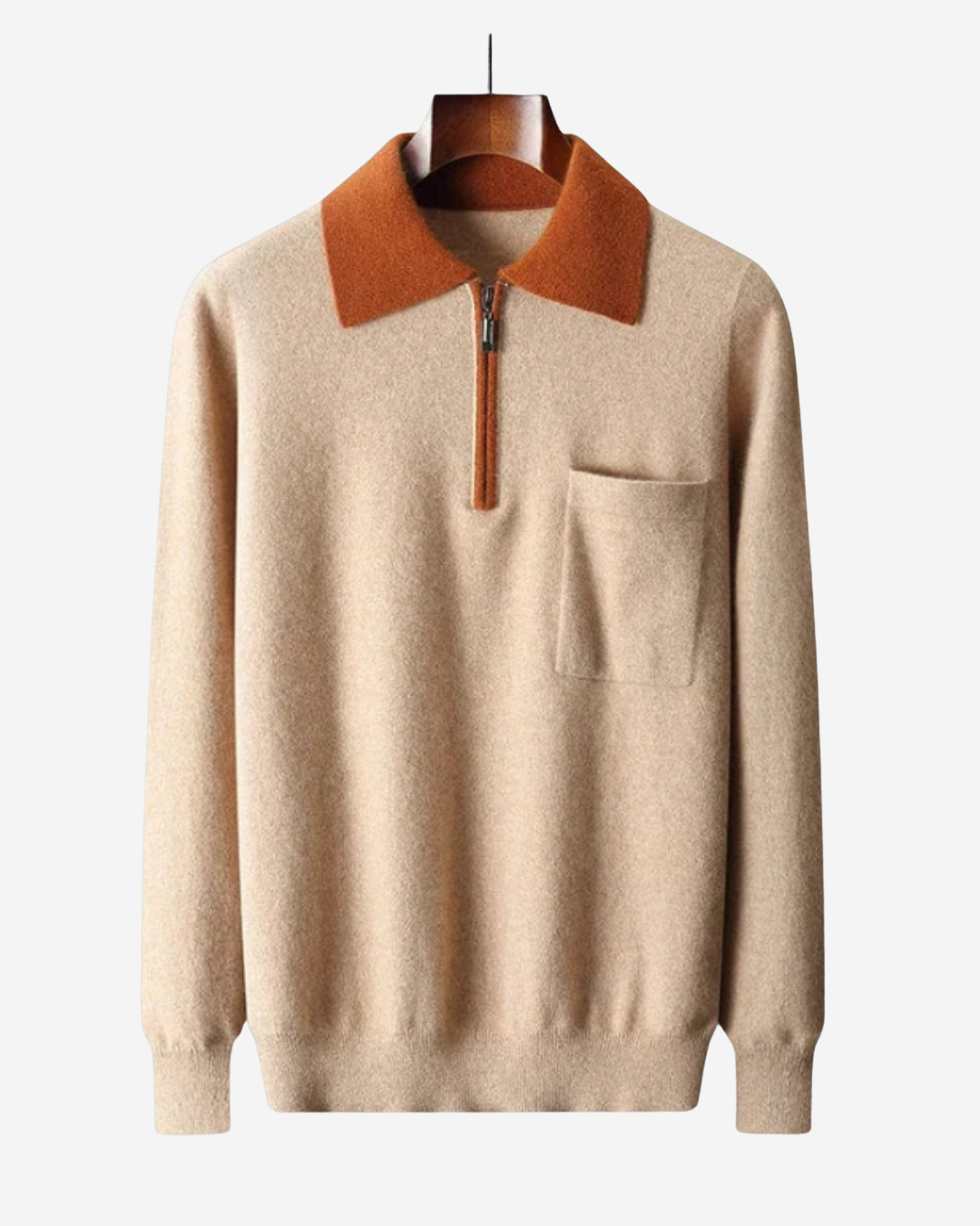 Amando | Men's Cashmere Zip Sweater