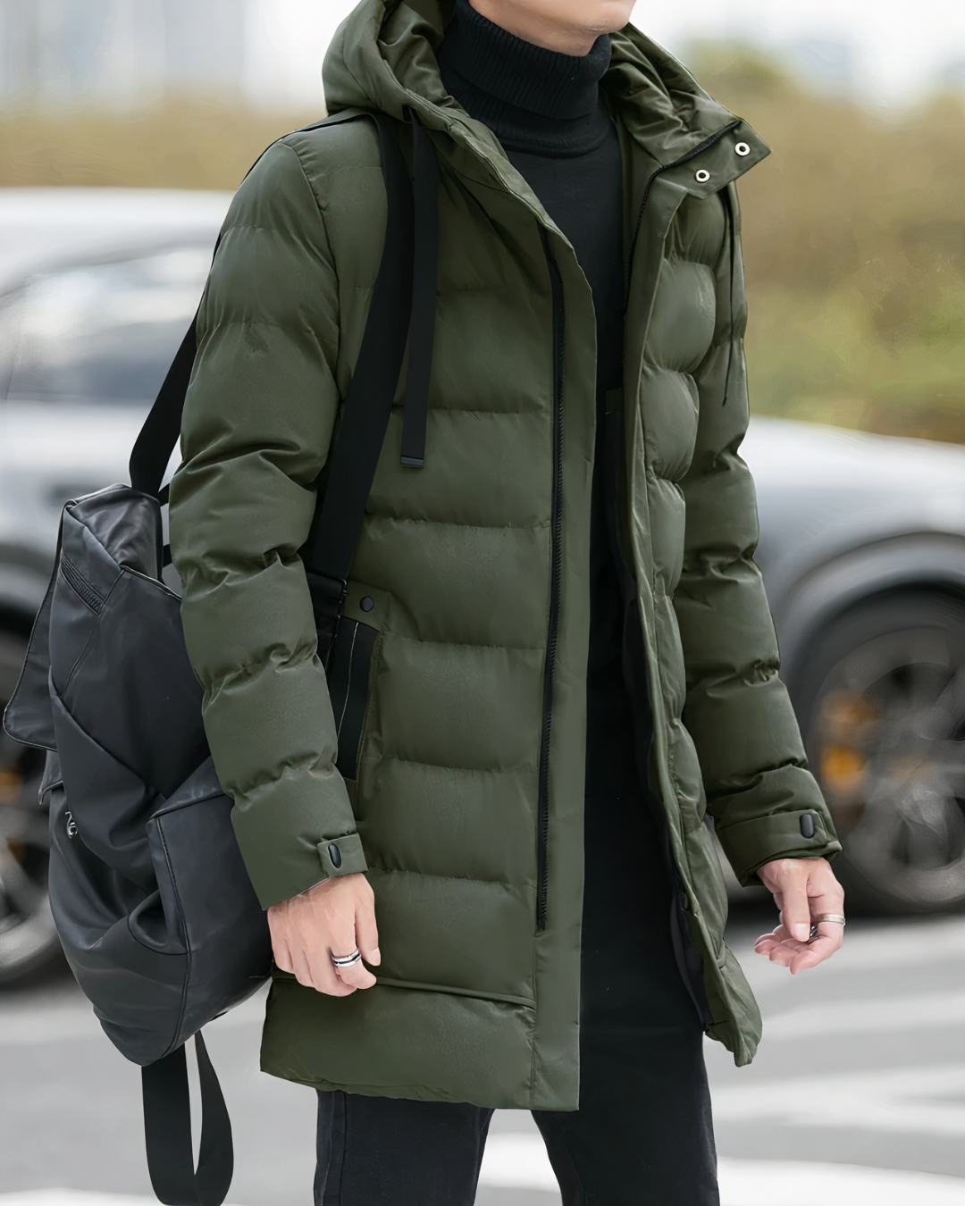 Maximo | Men's Parka Jacket Hooded Long Length