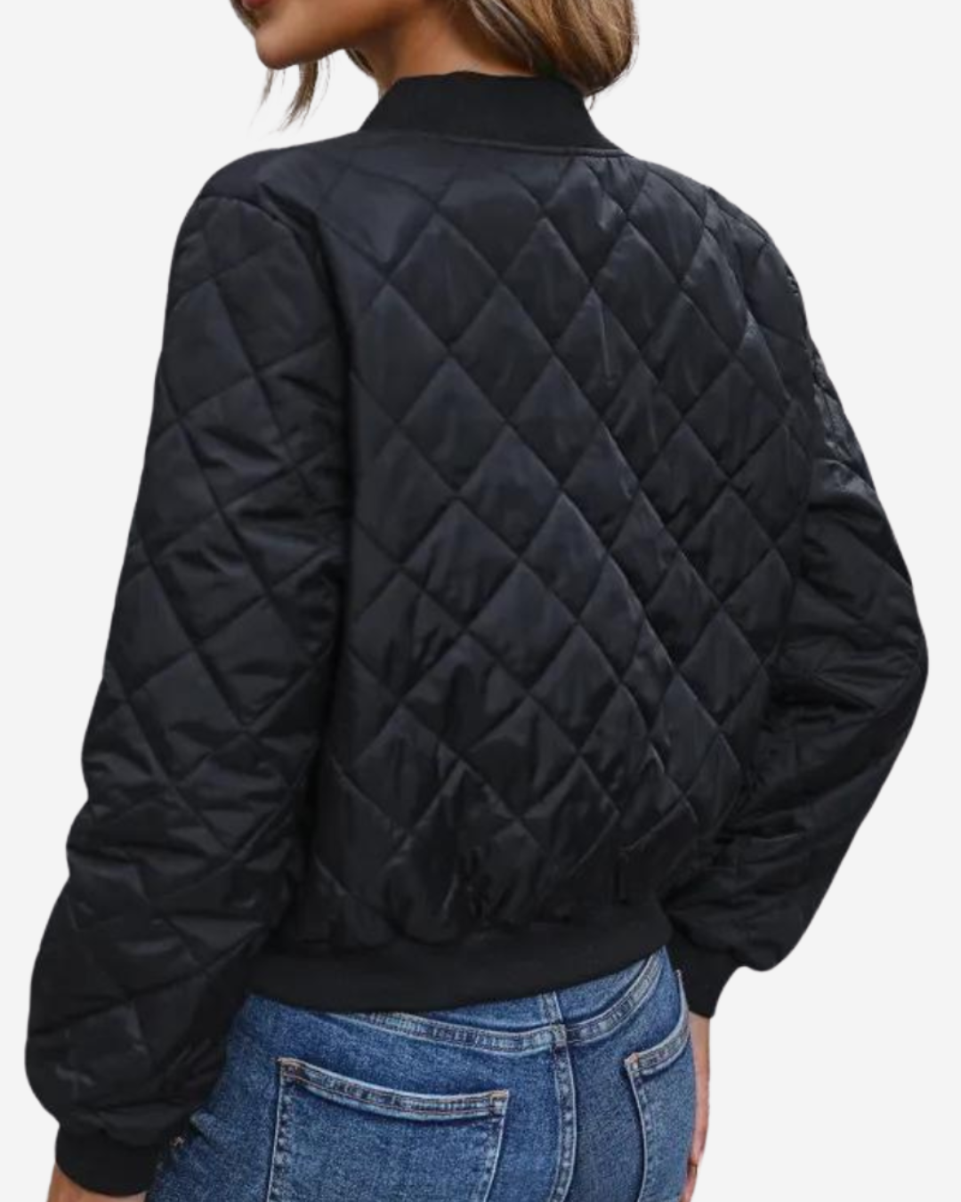 Davinia | Women's Quilted Bomber Jacket Full Zip