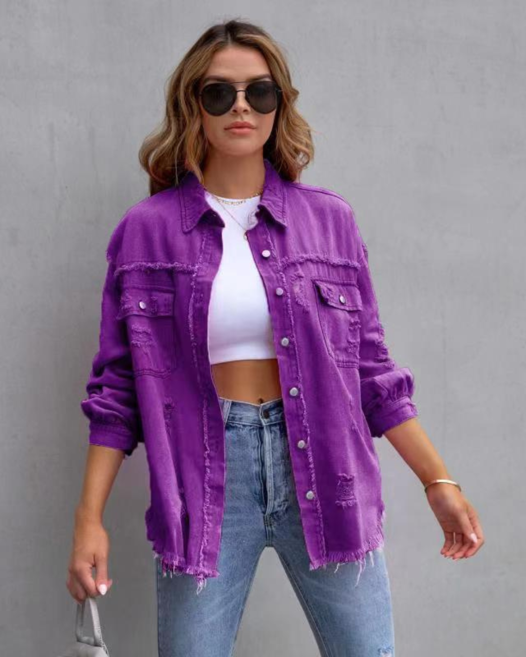Jessie | Women's Mid Length Denim Winter Jacket