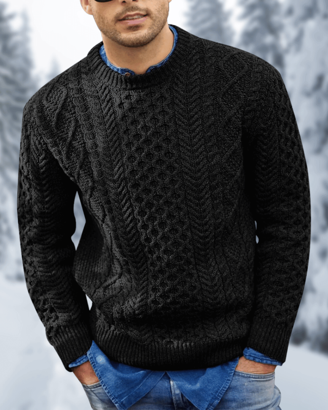 Brent | Men's Knitted Sweater Warm Comfortable
