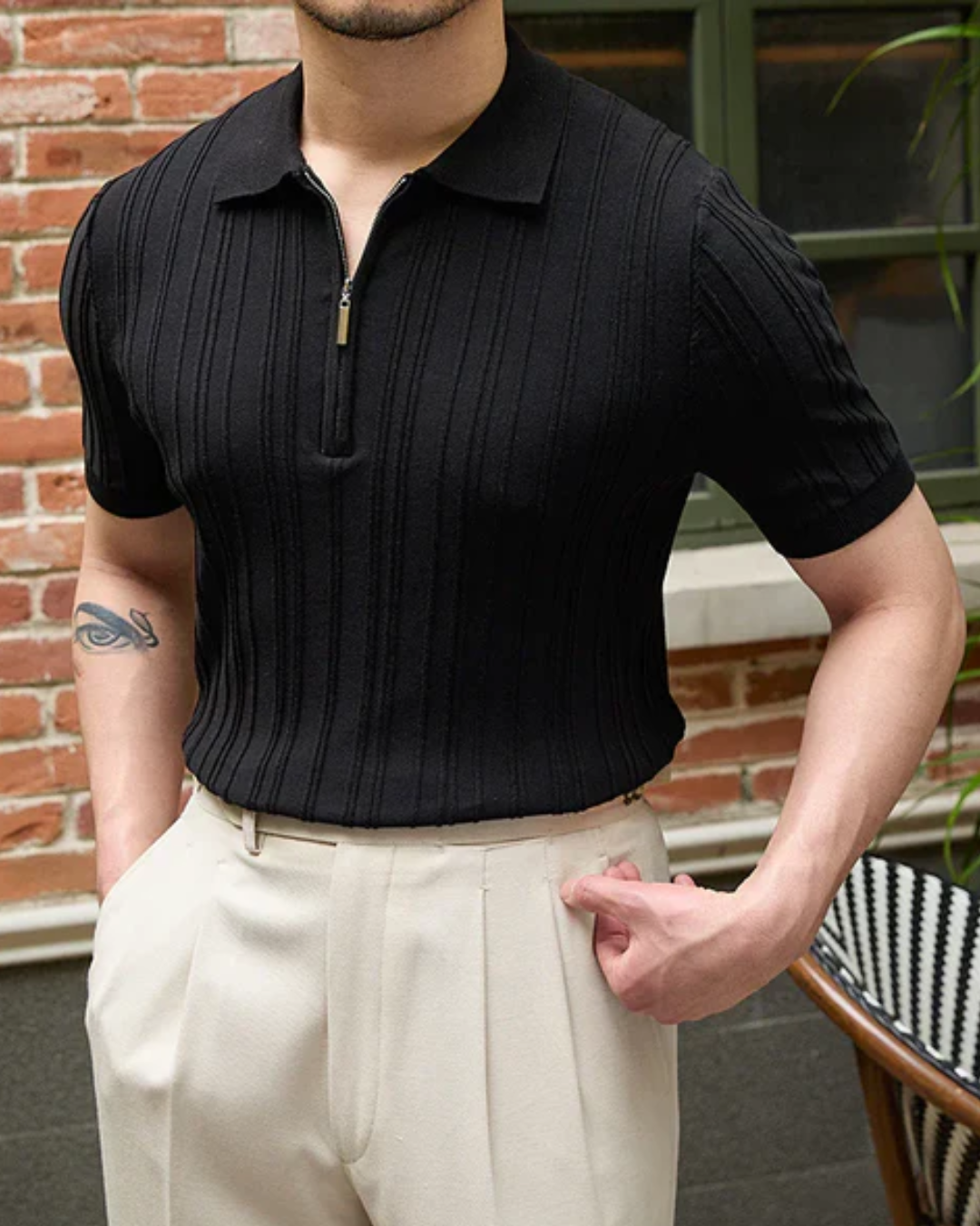 Trevor | Men's Cambridge Striped Polo