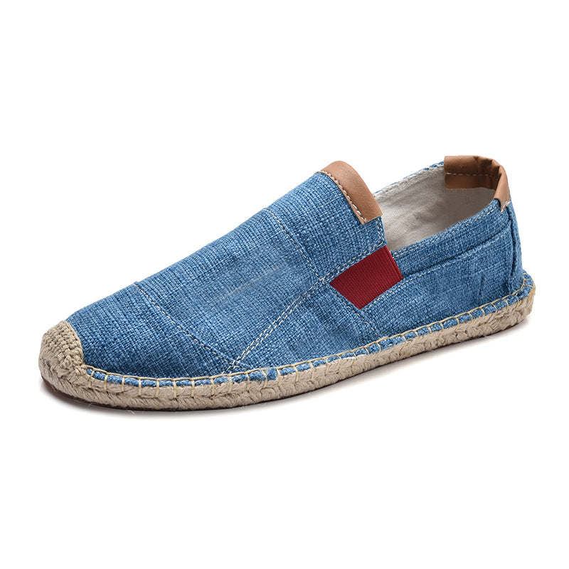 Men's Lightweight Canvas Loafers Casual Slip-On Shoes
