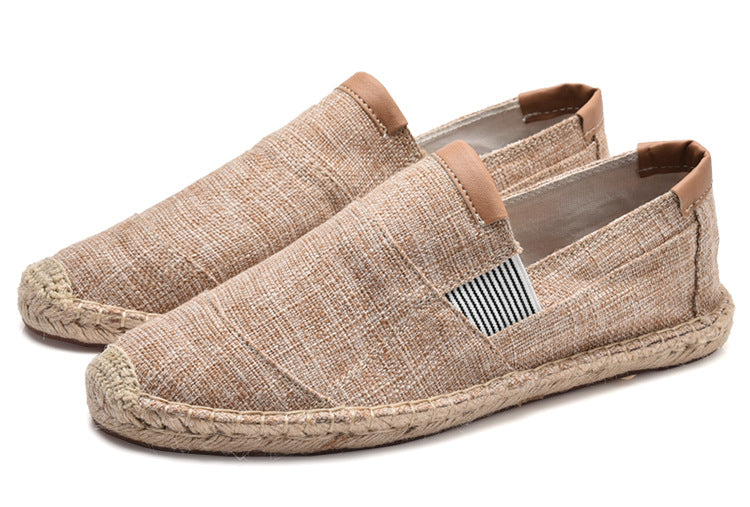 Men's Lightweight Canvas Loafers Casual Slip-On Shoes