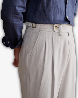 Parisian Blend Cotton Trousers – Effortless Elegance for the Modern Wardrobe