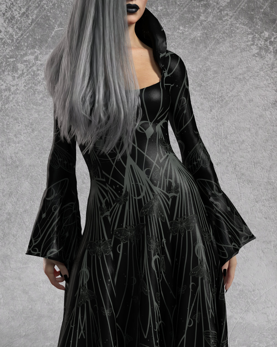 Loreta | Women's New Moon Witcher Halloween Long Dress