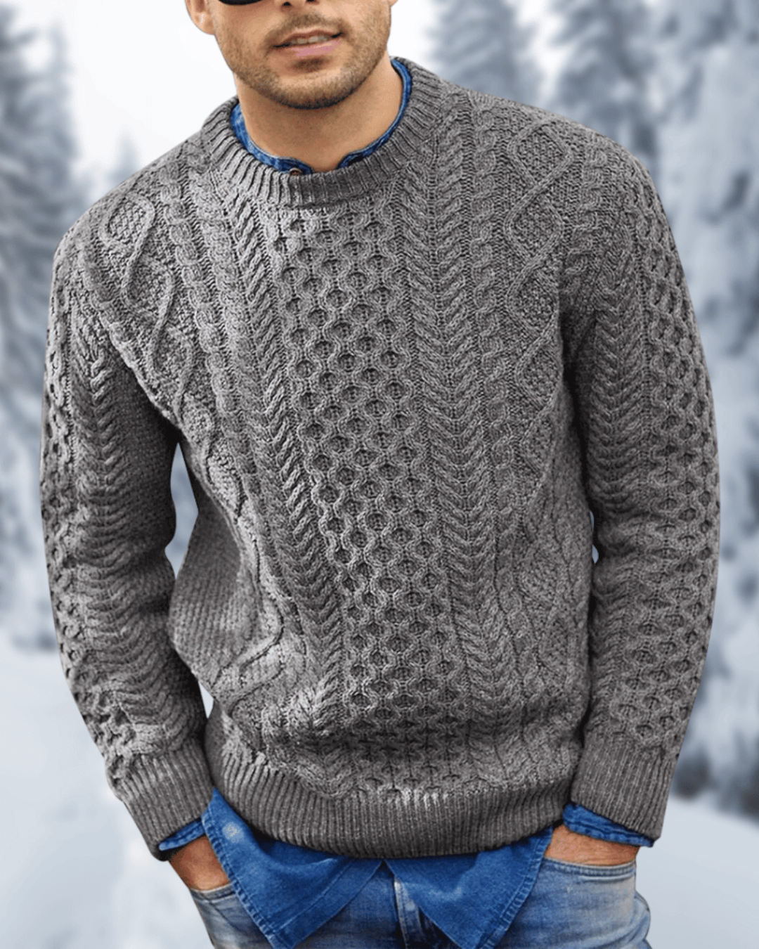 Brent | Men's Knitted Sweater Warm Comfortable