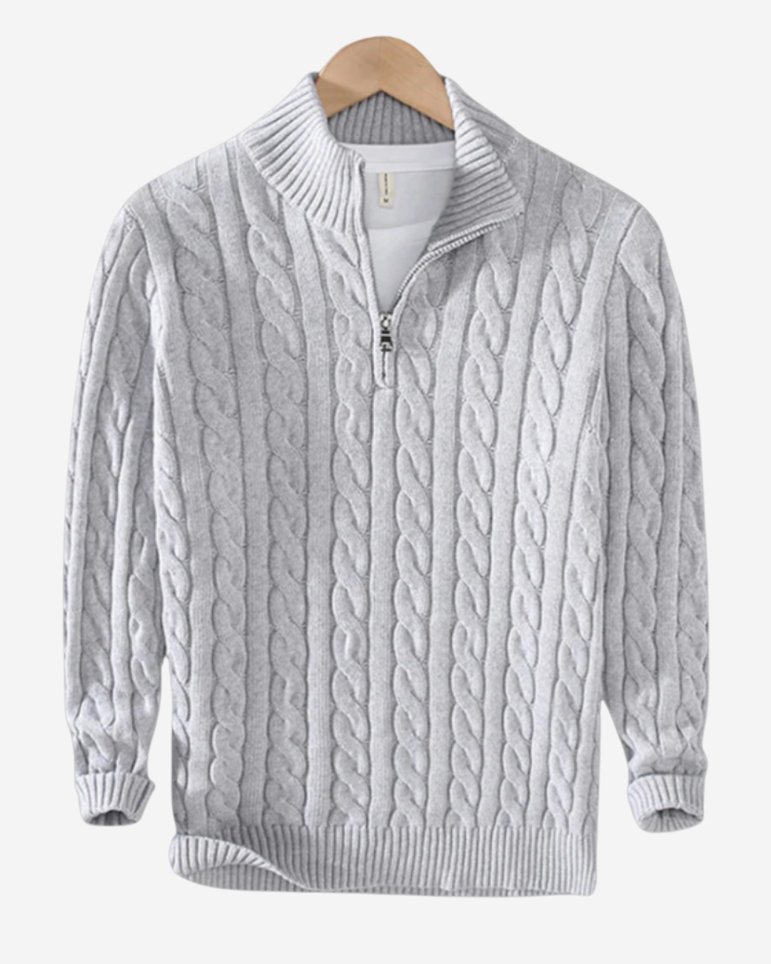 Sandro | Men's Half-Zip Cotton Sweater