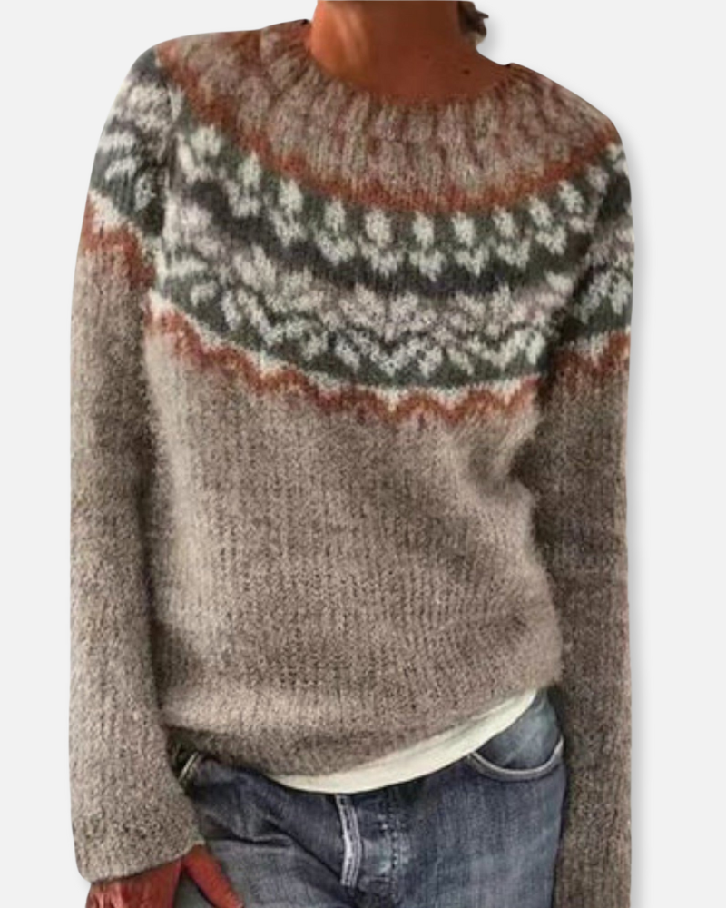 Aspen Nordic Knit Sweater– Timeless Warmth with a Nordic Touch