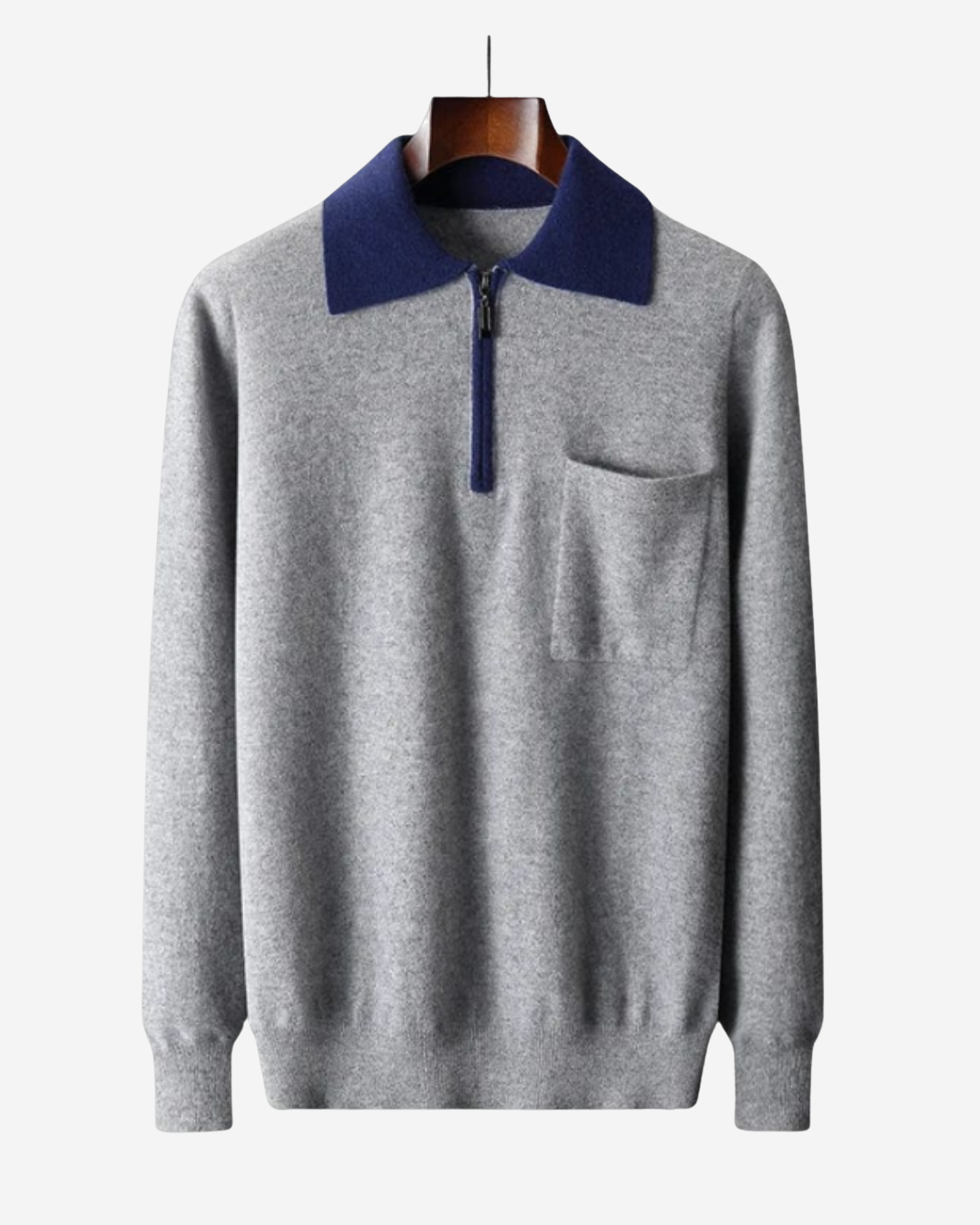 Amando | Men's Cashmere Zip Sweater