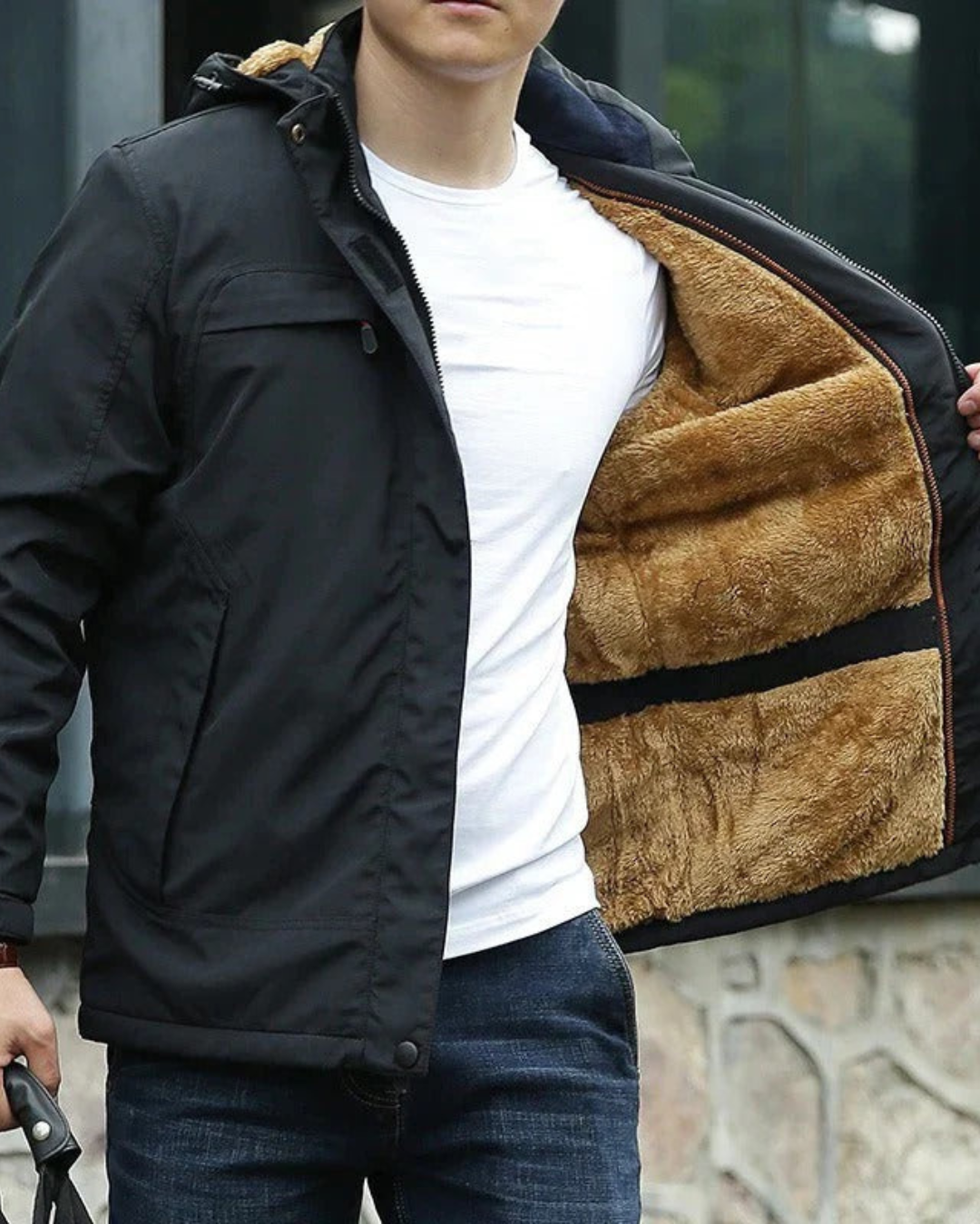 Richard | Men's Water-Resistant Hooded Winter Jacket