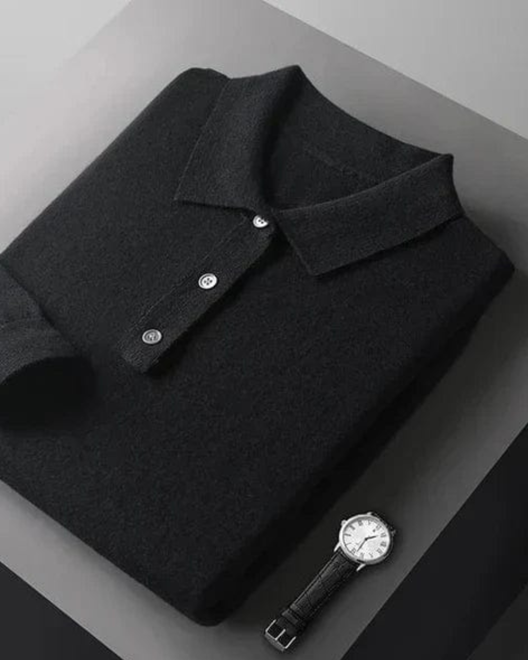 Wally | Men's Longsleeve Cashmere Polo