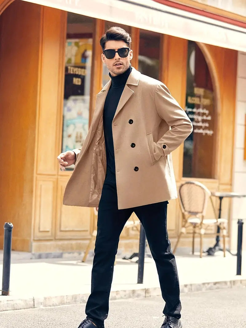 Monte Carlo Classic Wool Trenchcoat – Timeless Elegance & Ultimate Warmth
