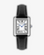 Waterproof Square Quartz Watch – Roman Dial & Leather Strap