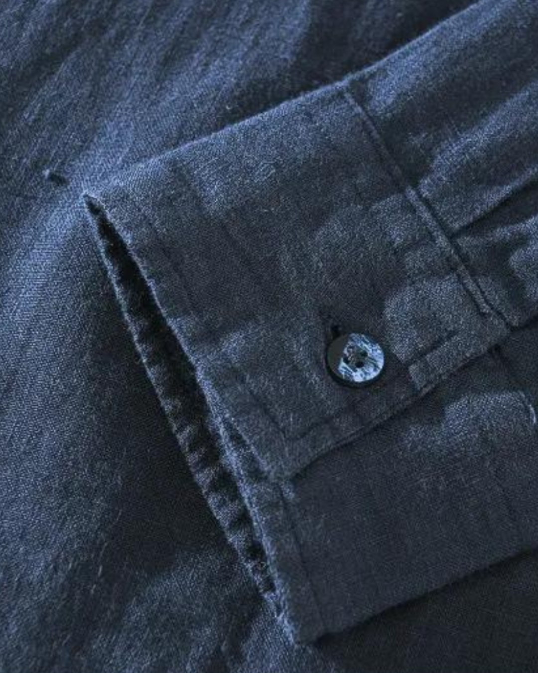 Hector | Men’s Grandad Collar Summer Linen Shirt