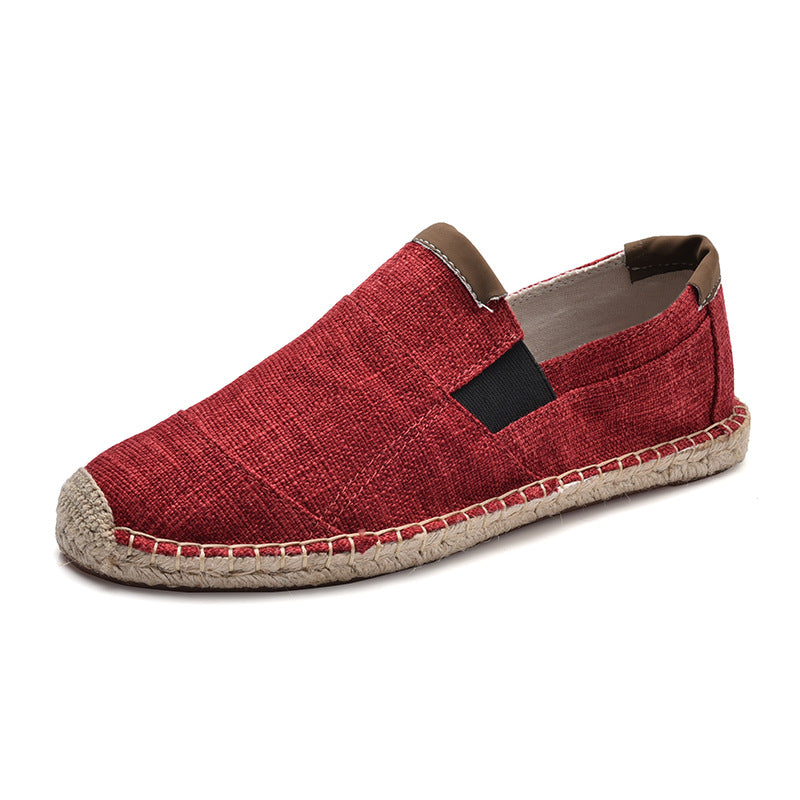 Men's Lightweight Canvas Loafers Casual Slip-On Shoes