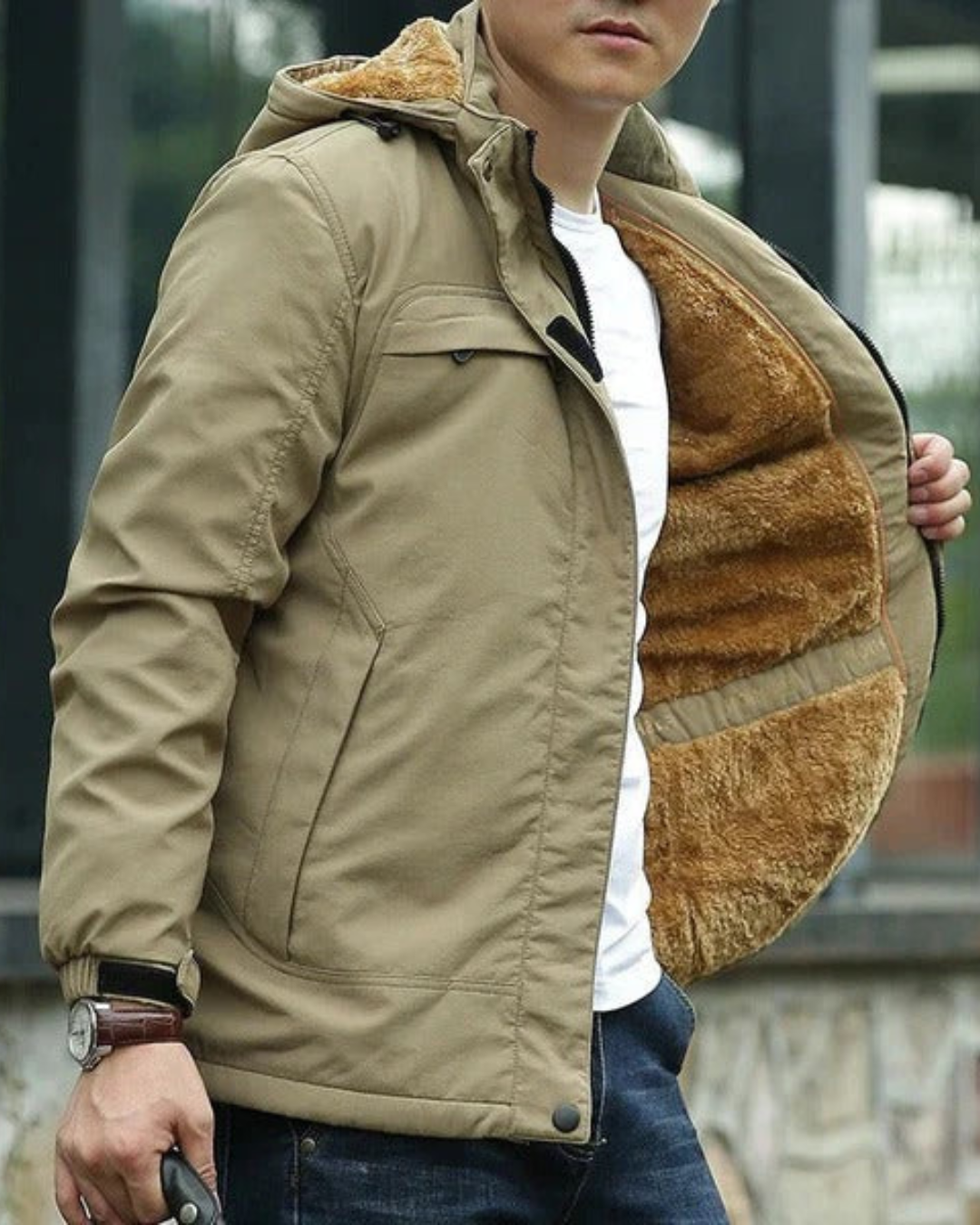Richard | Men's Water-Resistant Hooded Winter Jacket