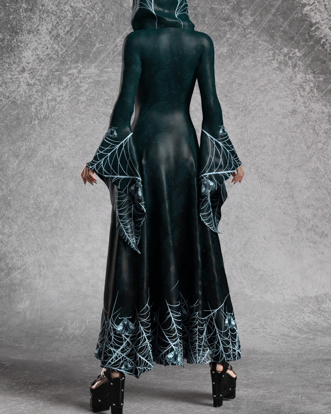 Fabiola | Women's Halloween Forest Witcher Long Dress