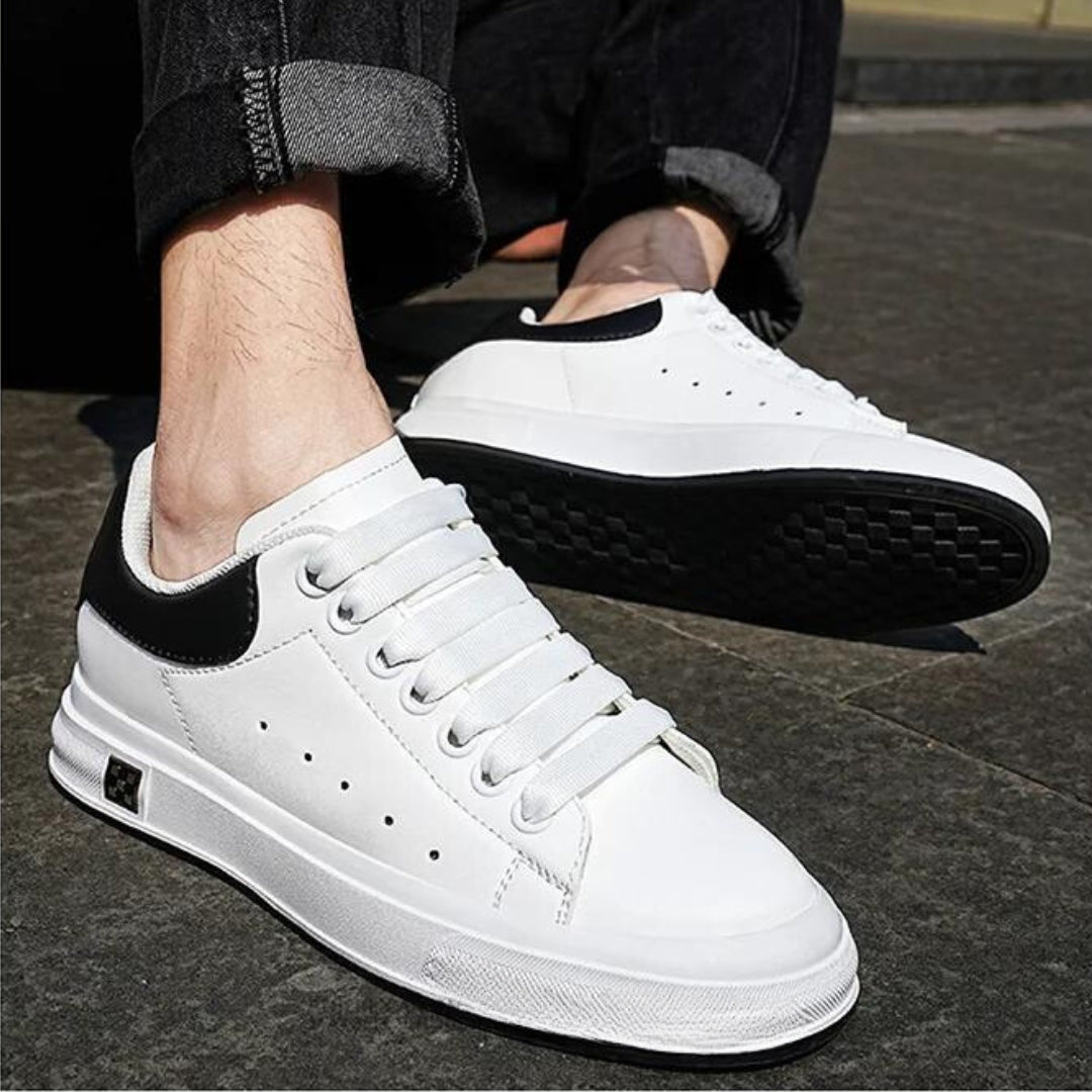 Prince Charming Classic Leather Shoes | +8cm Height Boost & Timeless Elegance