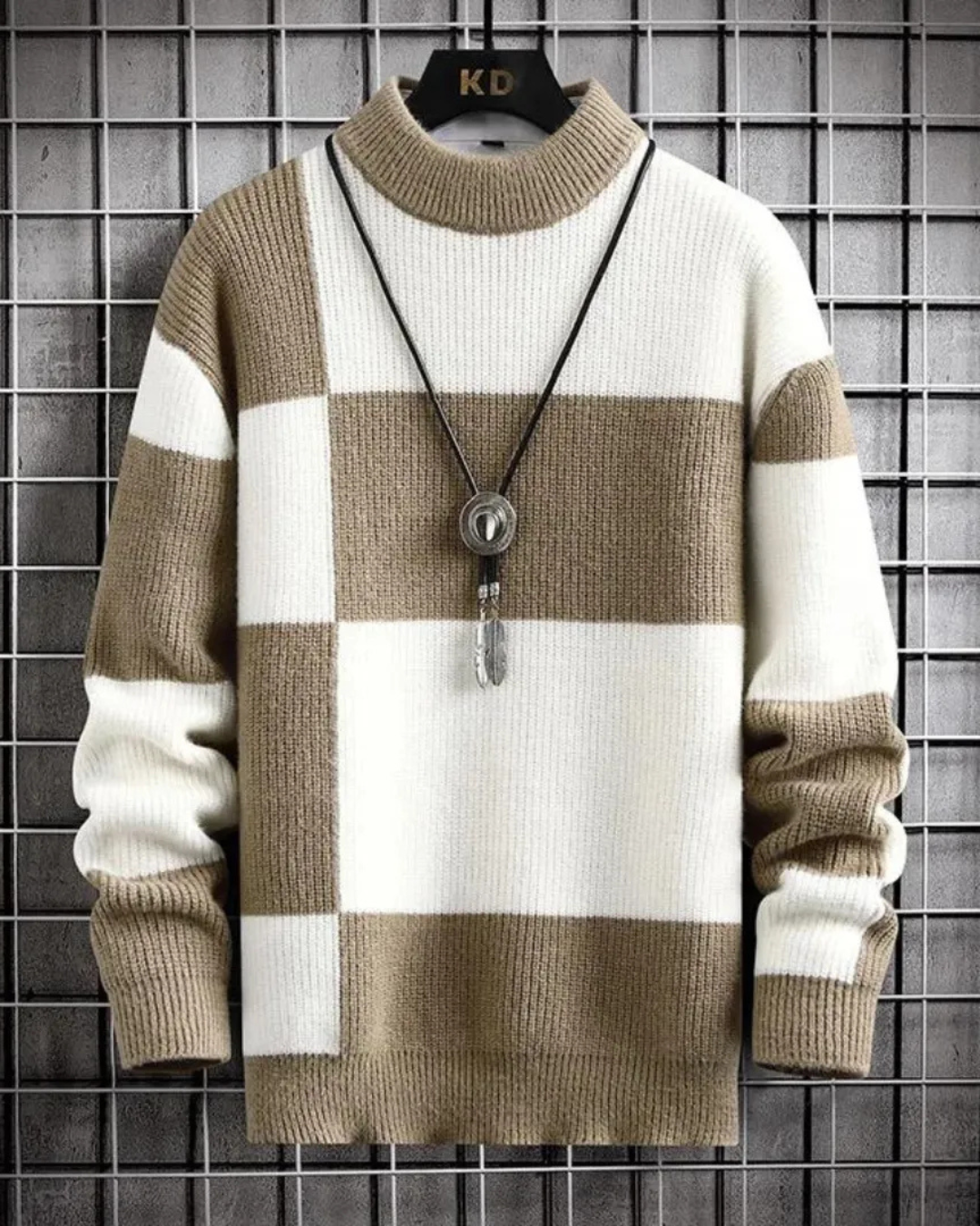 Joshua | Men's Monochrome Memento Sweater