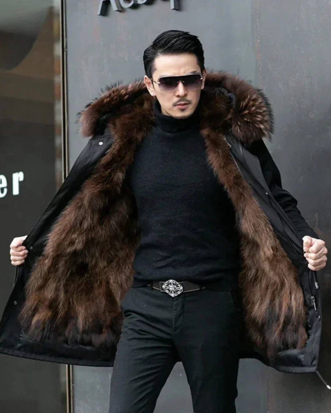 Charles | Men's Parka Jacket Relaxed Fit Fur-Lined