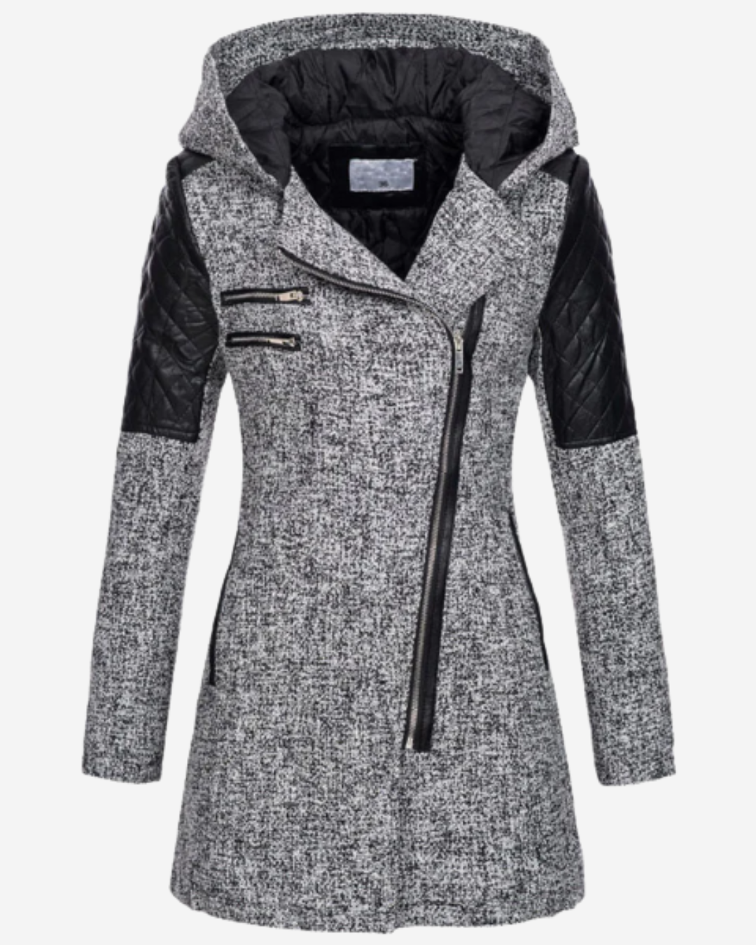 Liezel | Women's Jacket Tailored Fit Quilted Sleeves Hooded