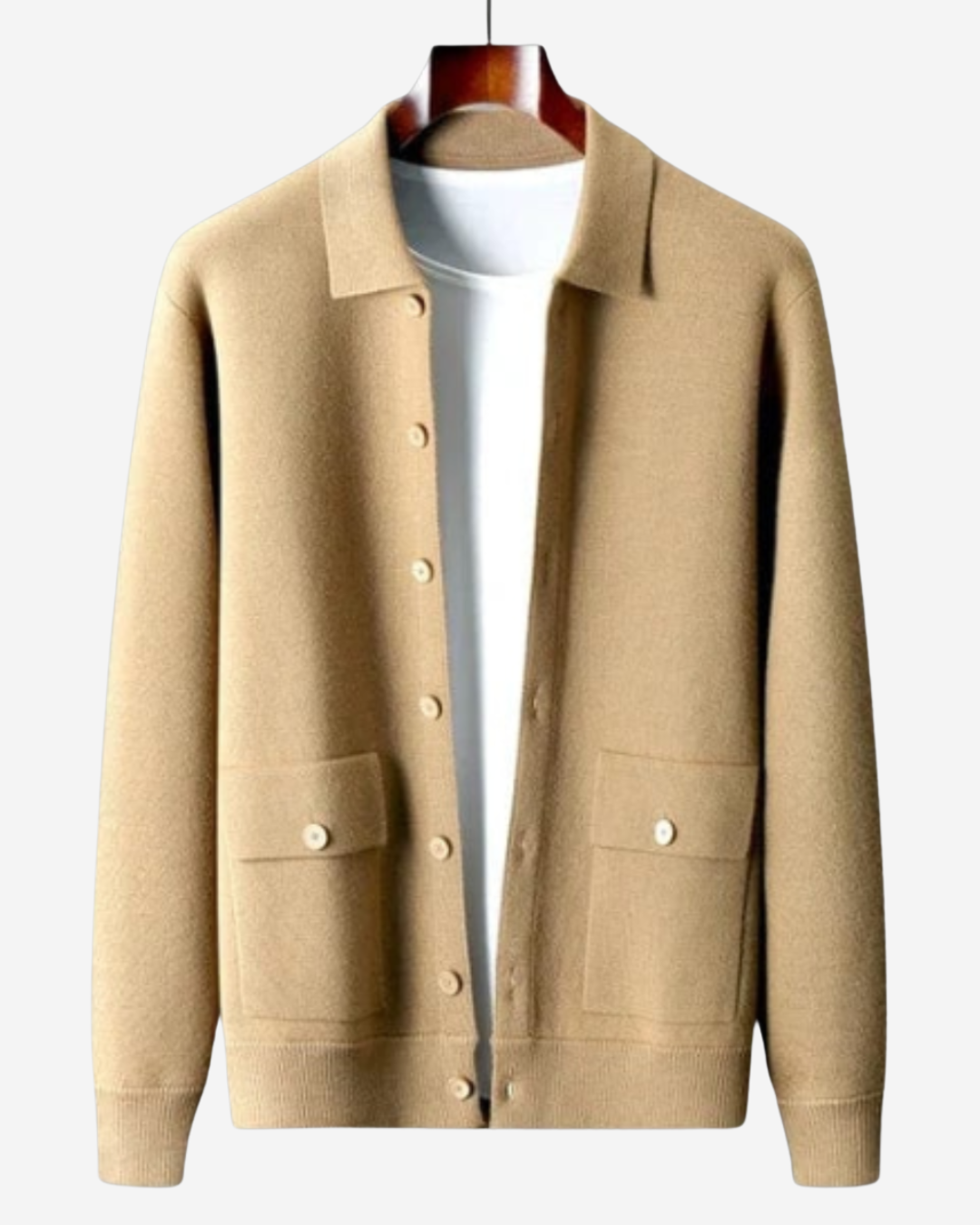 Geoffrey | Men's Cashmere Button-Front Cardigan