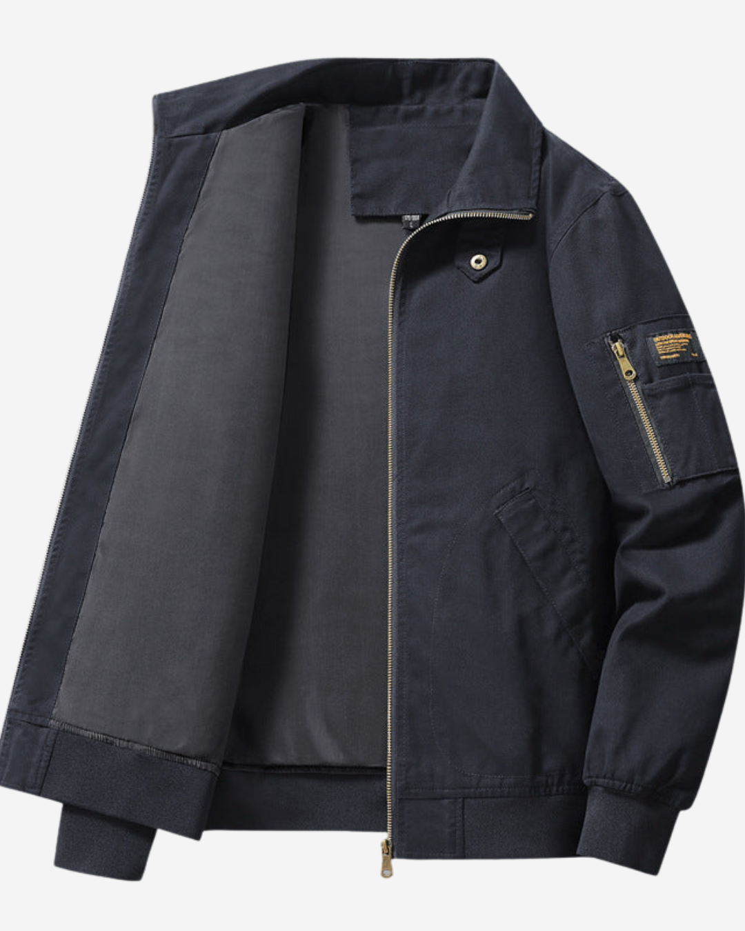 Galvan | Men's Bomber Jacket Relaxed Fit with Utility Pocket