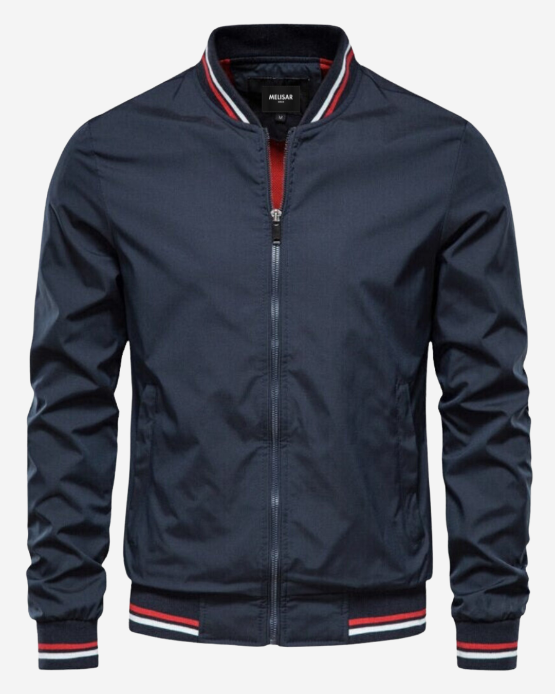 Brandon | Men's Relaxed-Fit Bomber Jacket with Ribbed Cuffs