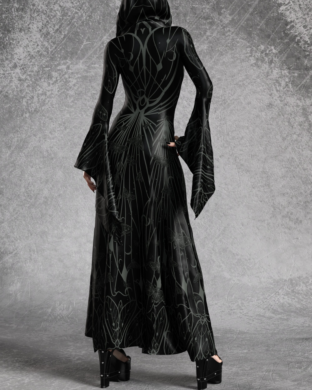 Loreta | Women's New Moon Witcher Halloween Long Dress