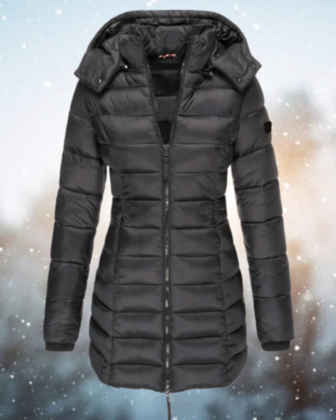 Gizelle | Women's Long Slim Fit Quilted Winter Jacket
