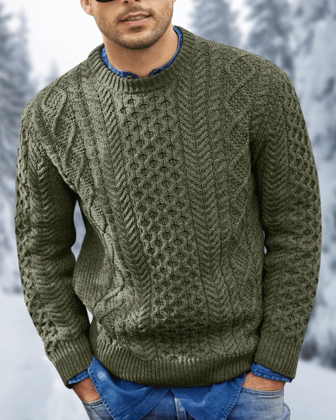 Brent | Men's Knitted Sweater Warm Comfortable